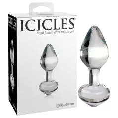   Icicles No. 44 - anustappi - lasi - kartiomainen - läpinäkyvä