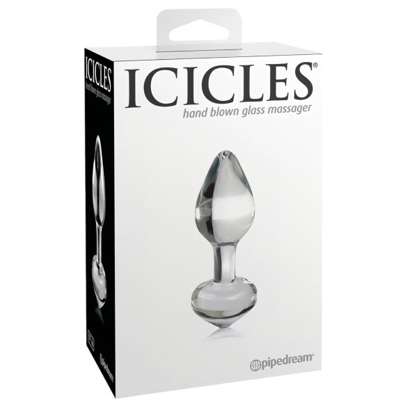 Icicles No. 44 - anustappi - lasi - kartiomainen - läpinäkyvä