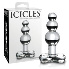 Icicles No. 47 - anustappi - kolmoishelmi - kirkas lasi