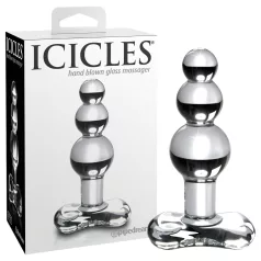 Icicles No. 47 - anustappi - kolmoishelmi - kirkas lasi