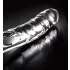 Icicles No. 62 - lasidildo penis muotoilu - läpinäkyvä