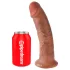 King Cock - realistinen dildo imukupilla - tumma iho - 23 cm