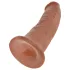 King Cock - realistinen dildo imukupilla - tumma iho - 23 cm