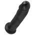 King Cock - dildon imukuppi - musta 23 cm