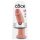 King Cock 10 - iso imukuppi dildo (25cm) - luonnollinen