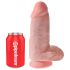King Cock - dildo imukupilla ja kiveksillä - 23 cm - iho