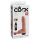 King Cock 8 - aidontuntuinen suihkuttava dildo (20 cm) - luonnollinen