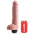 King Cock 11 - aidon tuntuinen suihkuttava dildo (28 cm) - luonnollinen