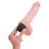 King Cock 11 - aidon tuntuinen suihkuttava dildo (28 cm) - luonnollinen