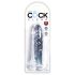 King Cock Clear 6 - imukuppidildo (15 cm)