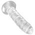 King Cock Clear 6 - imukuppidildo (15 cm)