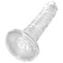 King Cock Clear 6 - imukuppidildo (15 cm)