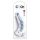 King Cock Clear 7,5 - Imukupillinen kivillinen dildo (19 cm)