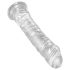 King Cock Clear 8 - Iso dildosarja imukupilla (20 cm)