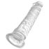 King Cock Clear 8 - Iso dildosarja imukupilla (20 cm)