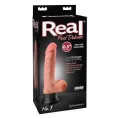   Real Feel Deluxe No.1 - luonnollinen kivellinen vibraattori - beige