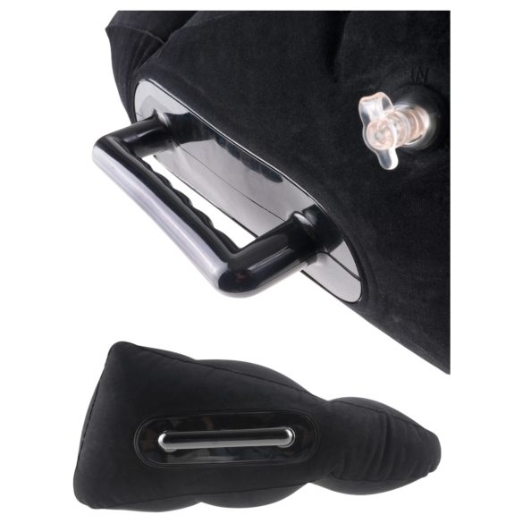 Fetish Fantasy - ilmatäytteinen seksityyny kahvalla - musta