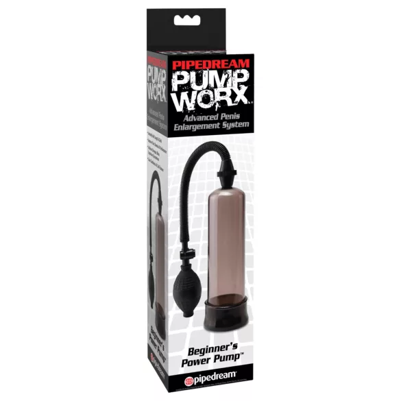 Pump Worx - penispumppu aloittelijoille - musta
