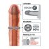 X-TENSION Mega 2 - luonnollinen penisholkki (20,3 cm) - realistinen
