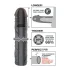 Pipedream - X-TENSION Mega 3 - realistinen penisjatke (22,8 cm, musta)