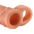 Pipedream X-TENSION Perfect 1 - nystyrärenkaalla varustettu penisholkki (17,7 cm, luonnollinen)