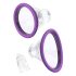 Fantasy - ladattava 3-in-1 vibraattori (violetti)