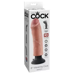 King Cock - vibraattori - taipuisa, realistinen - 25 cm