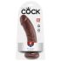 King Cock 8 Dildo (20cm) - ruskea