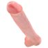 King Cock 15 - imukupilla varustettu, kiveksellinen dildo (38 cm) - luonnollinen