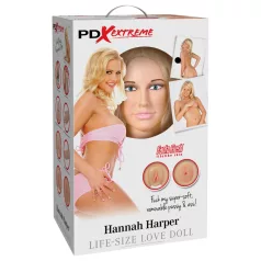   Pipedream Hannah Harper - eläväkokoinen seksinukke - 3D-kasvot - lateksi