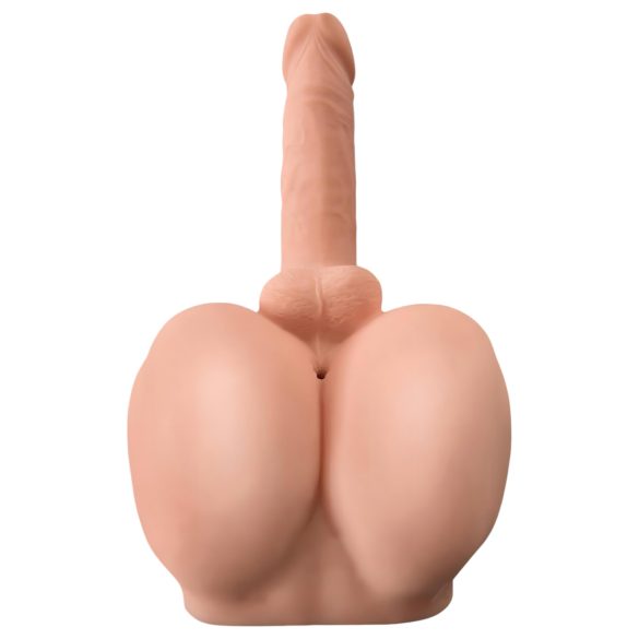 PDX Dirty Talk - realistinen seksinukke peppu dildolla - vaalea