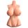 PDX Perfect 10 - suurtissinen torso-masturbaattori (luonnollinen)