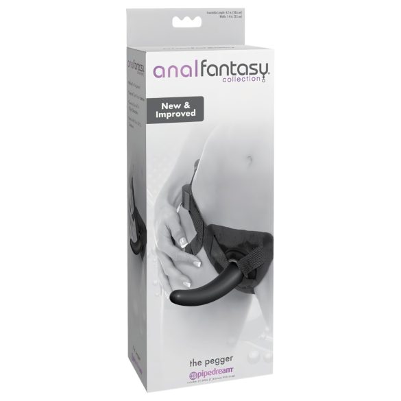 Analfantasy The Pegger - strap-on dildo (musta)