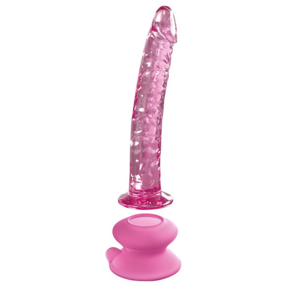 Icicles No. 86 - lasidildo penisellä - pinkki