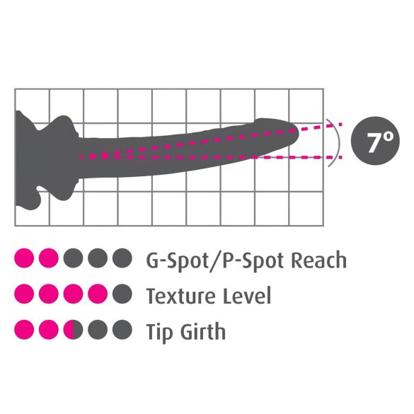 Icicles No. 86 - lasidildo penisellä - pinkki