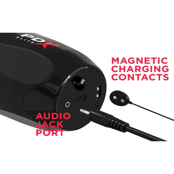 PDX Ultimate Milker 2 - sähköinen pyörivä vibraattori - musta