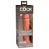 King Cock Elite 8 - imukuppidildo (20cm) - tumma luonnollinen