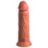King Cock Elite 8 - imukuppidildo (20cm) - tumma luonnollinen
