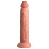 King Cock Elite 9 - realistinen dildo imukupilla 23 cm - luonnollinen