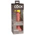 King Cock Elite 6 - imukupilla varustettu vibraattori (15 cm) - luonnollinen