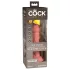 King Cock Elite 6 - realistinen dildo vibraattorilla ja imukupilla - 15 cm