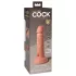King Cock Elite 6 - realistinen dildo vibraattorilla ja imukupilla - 15 cm