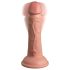 King Cock Elite 6 - imukupilla varustettu vibraattori (15 cm) - luonnollinen