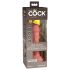 King Cock Elite 6 - Aidontuntuinen Vibratori 15 cm (tumma luonnollinen)