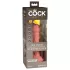 King Cock Elite - vibraattori 15 cm - realistinen - tumma