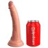 King Cock Elite 7 - Imukuppi, Radiovibraattori 18 cm - Luonnollinen