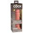 King Cock Elite 8 - imukupilla varustettu vibraattori (20 cm) - luonnollinen