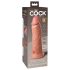 King Cock Elite 8 - imukupilla varustettu vibraattori (20 cm) - luonnollinen