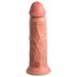 King Cock Elite 8 - imukupilla varustettu vibraattori (20 cm) - luonnollinen