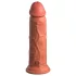 King Cock Elite 8 - realistinen vibraattori 20 cm - tumma beige